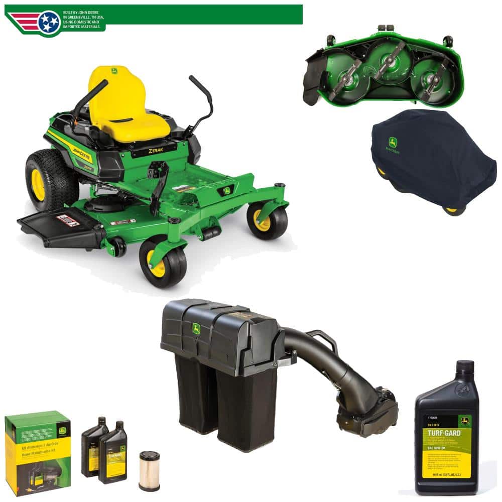 John Deere Z325E Starter Bundle - The Home Depot